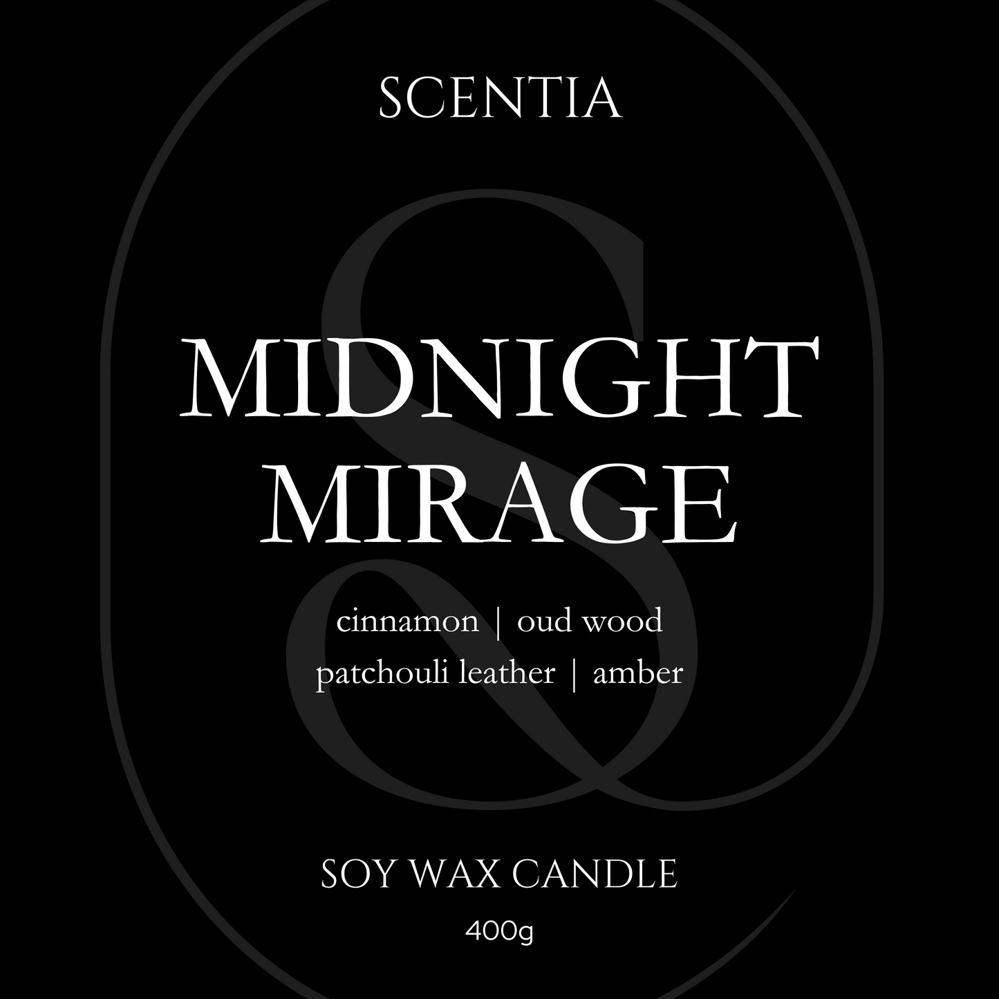 Midnight Mirage | Scentia Extra Large Candle