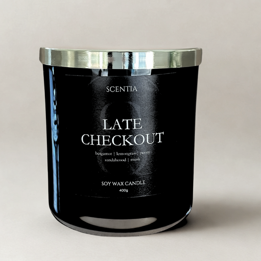Late Checkout | Scentia Large Candle