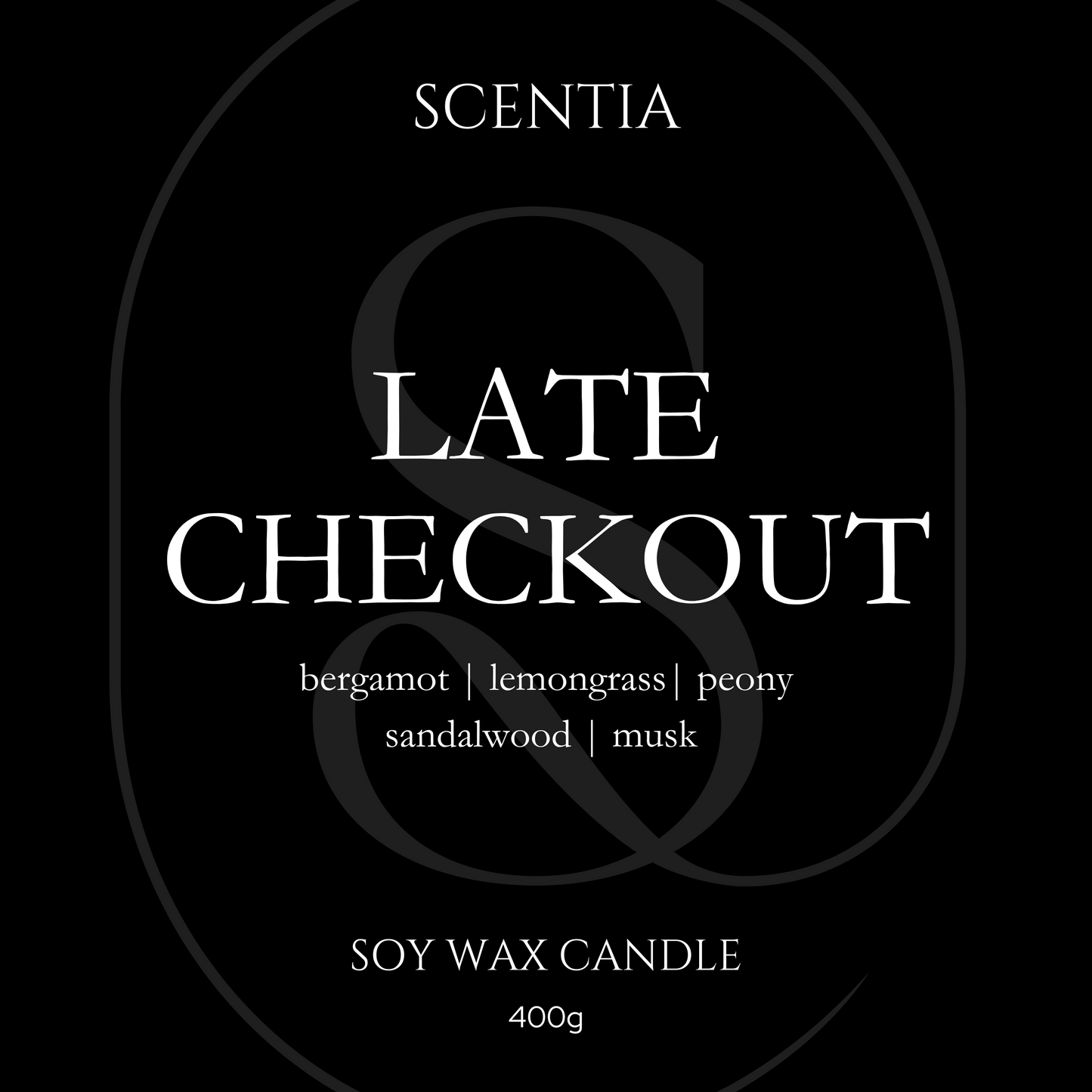 Late Checkout | Scentia Large Candle